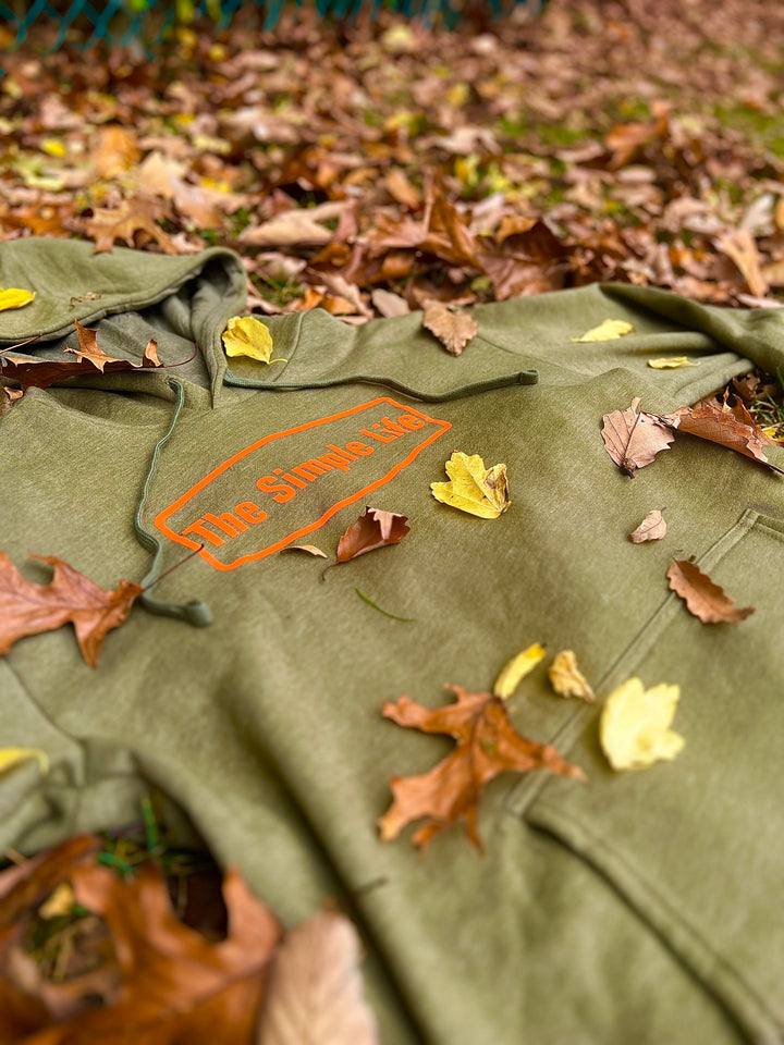 Heather Military Green Hoodie