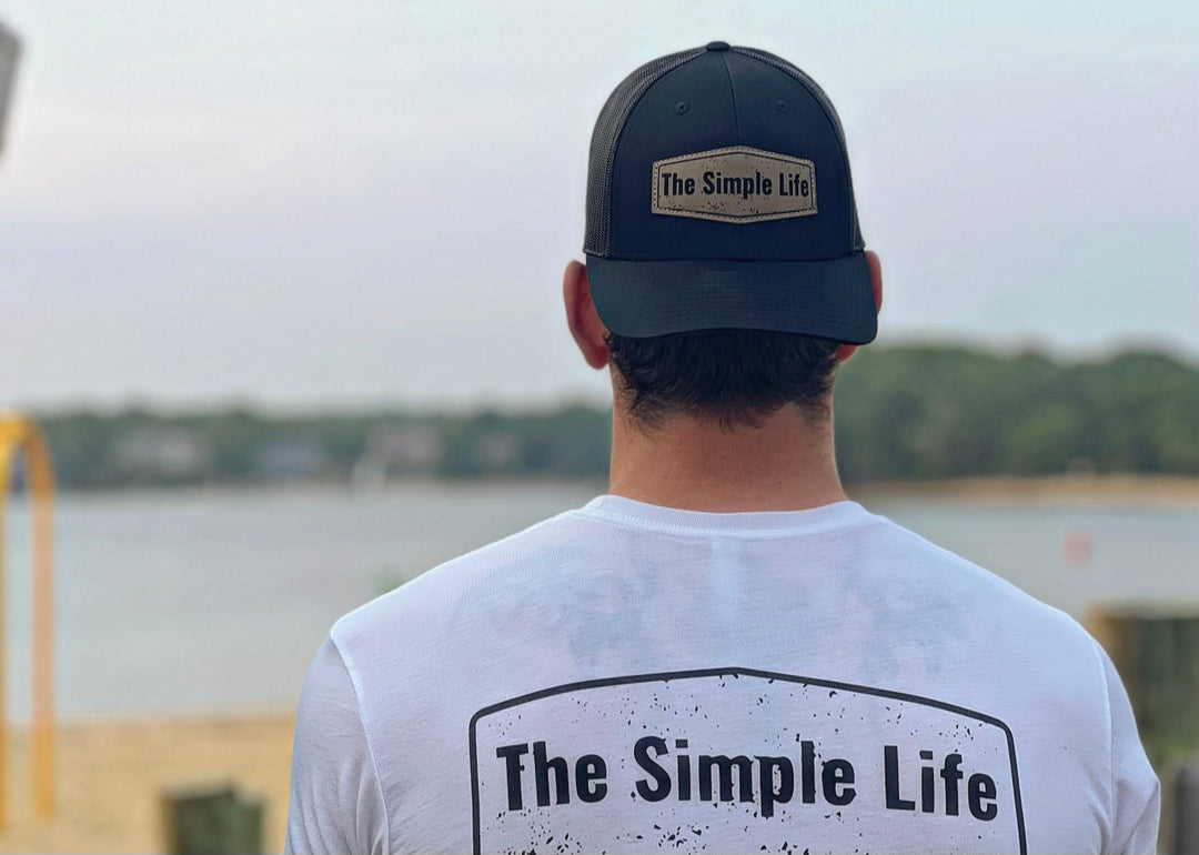 The Simple Life Black on Black Low Pro Trucker